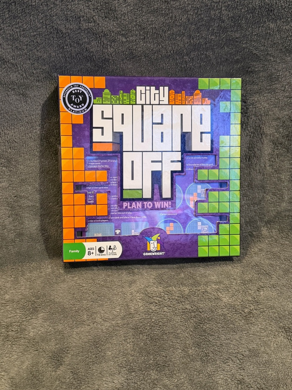 City Square Off Board Game With Original Box - Gamewright Complete 2011